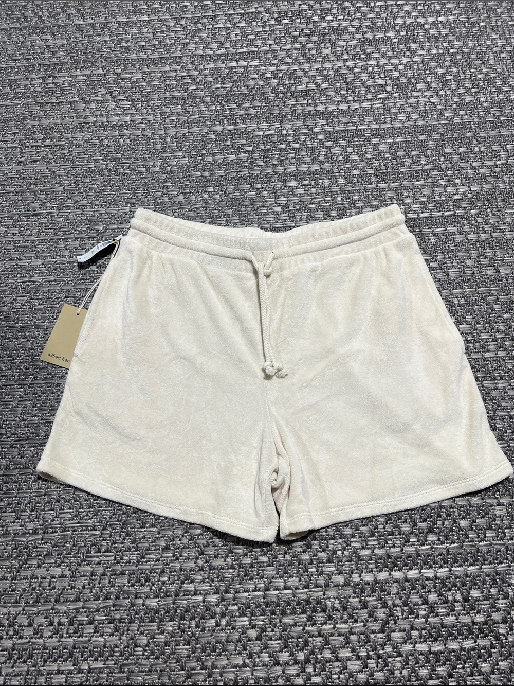 Wilfred Free | High Waisted Popsicle 5” French Terry Shorts in Birch